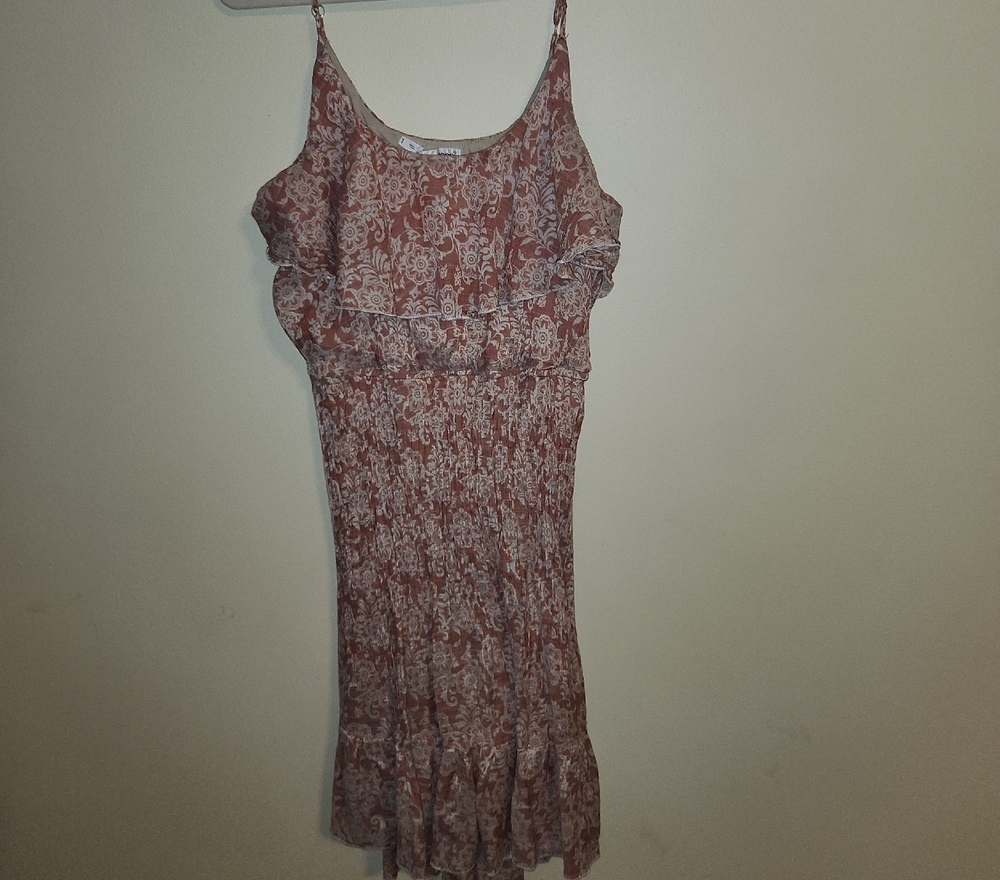 Maurices Red Floral Mini Dress